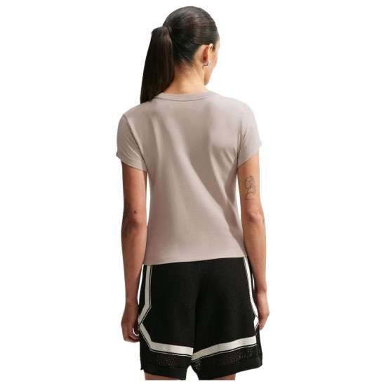 Nike Γυναικεία κοντομάνικη μπλούζα Sportswear Chill Knit Cropped T-Shirt